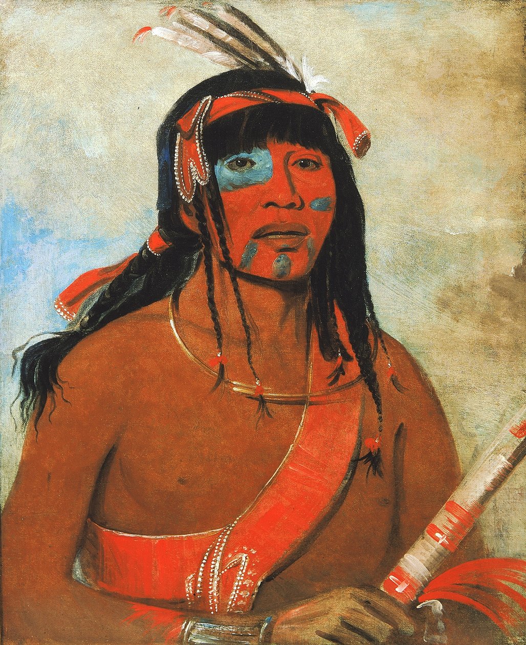 オタワ、オタウェイ、戦士 作： ジョージ・カトリン