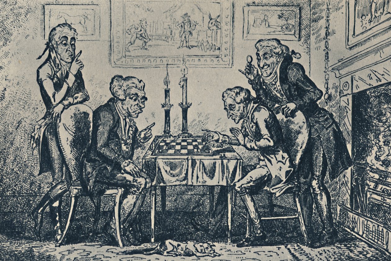 チェスのゲーム、1948 作： ジョージ・クルクシャンク