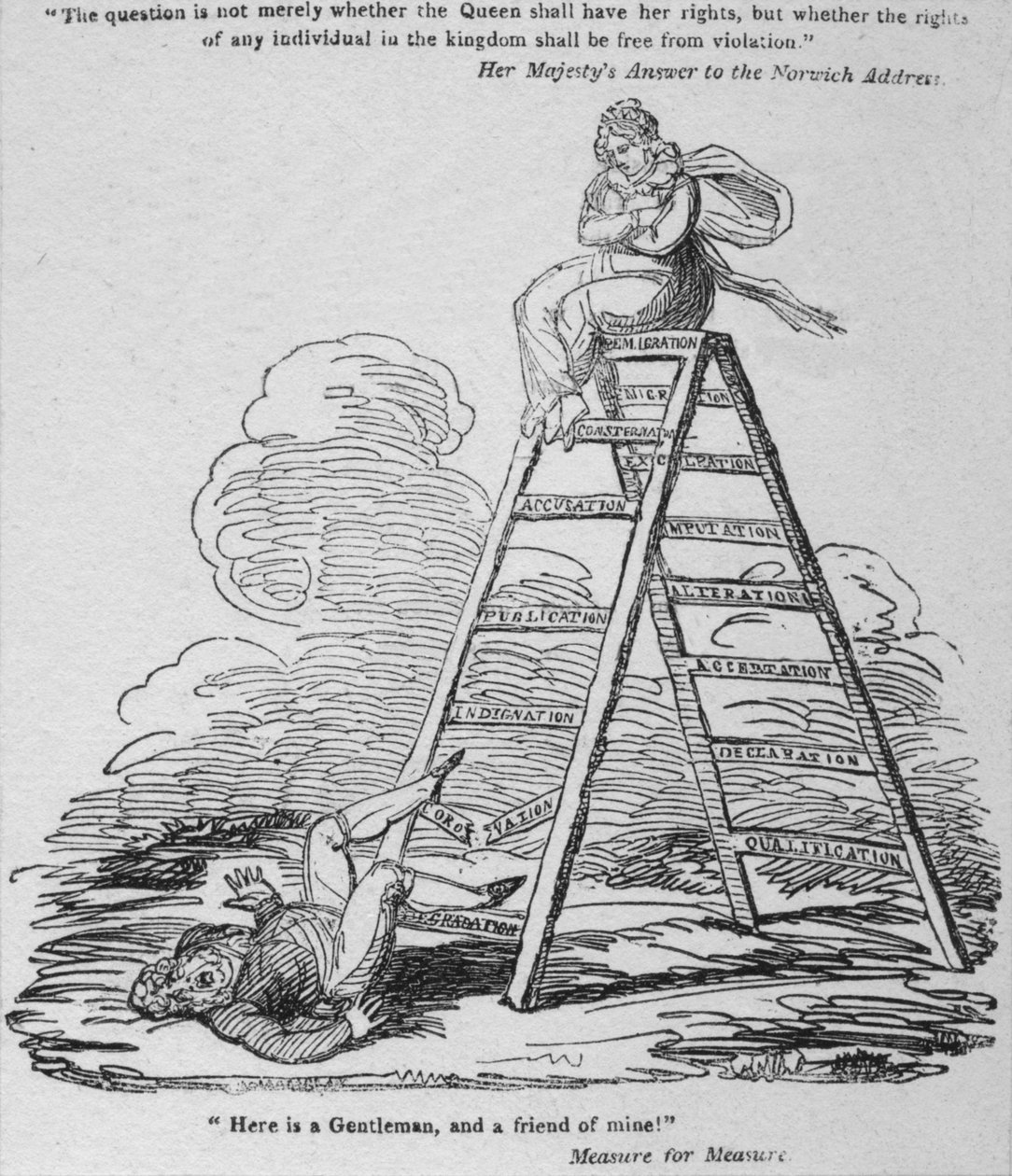 これが紳士で、私の友人です！、c1820。 作： ジョージ・クルクシャンク