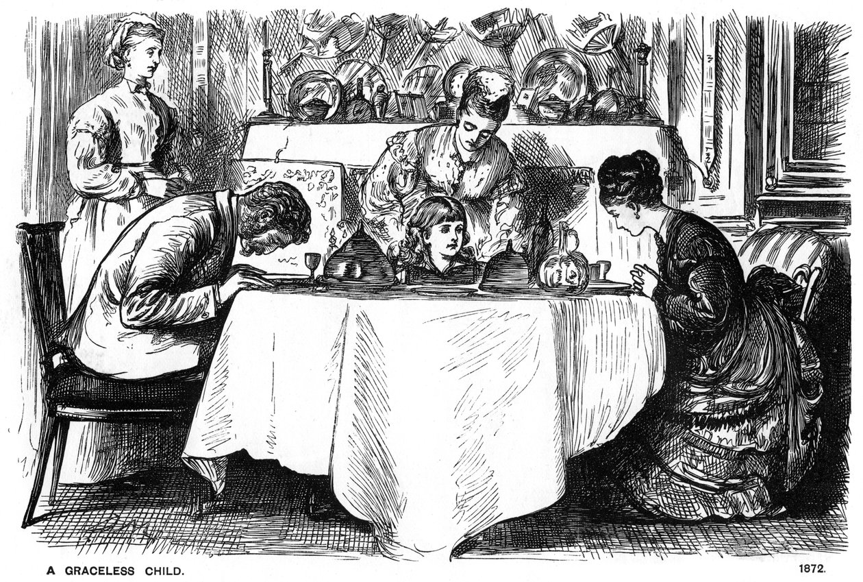 優雅な子、1872年1891年 作： ジョージ・デュ・モーリエ