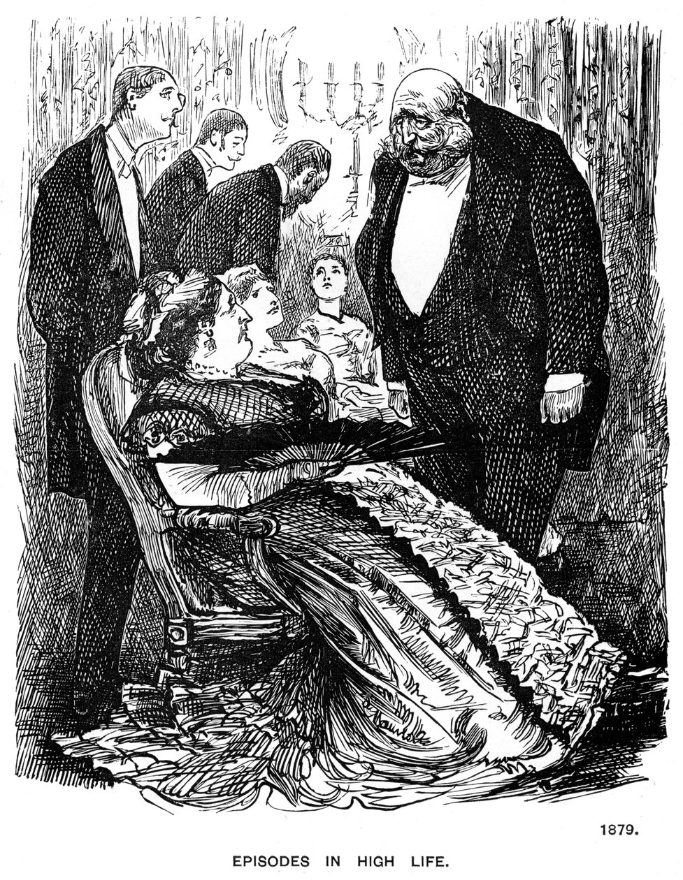 ハイライフのエピソード、1879 1891。 作： ジョージ・デュ・モーリエ