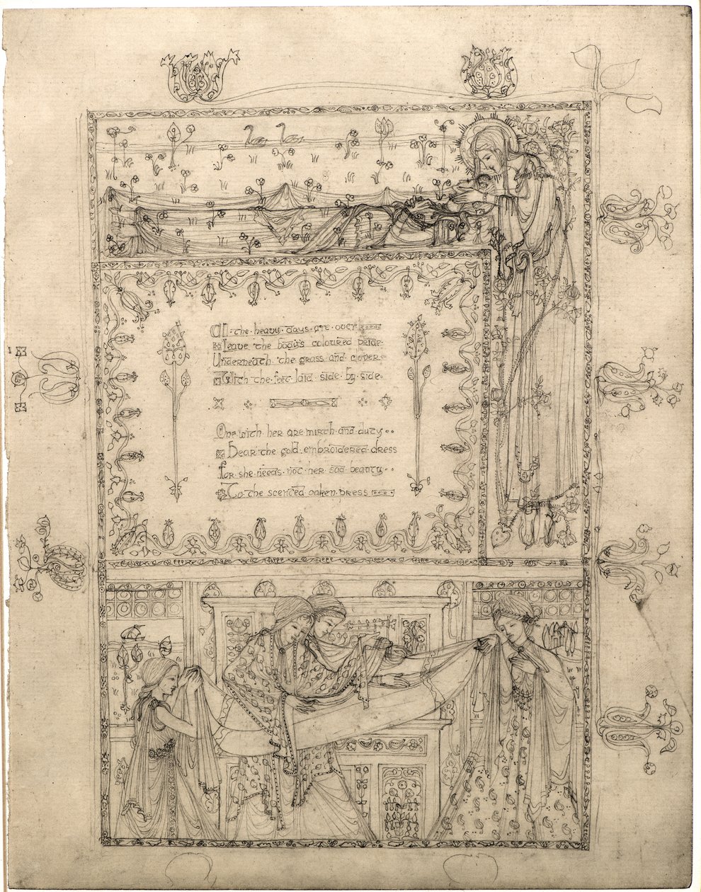 福の神の夢」イルミネーションのための習作 作： ジョージ・ダッチ・ダビッドソン