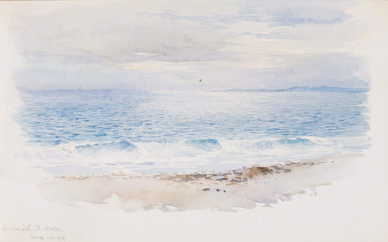 Criccieth、北ウェールズ、1899 年。 作： ジョージ・エルバート・バー