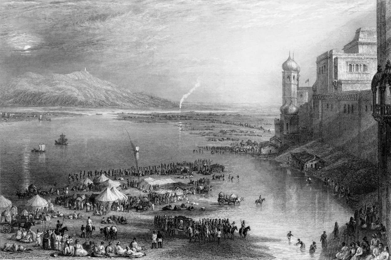 「ハードワールのチャウトの一部」、1838 年。 作： ジョージフランシスホワイト