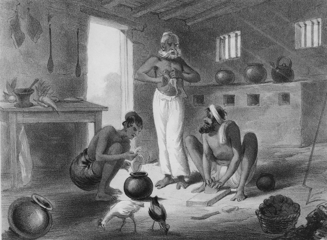 Our Cook Room, c.1858（リトグラフ 作： ジョージ・フランクリン（後）アトキンソン