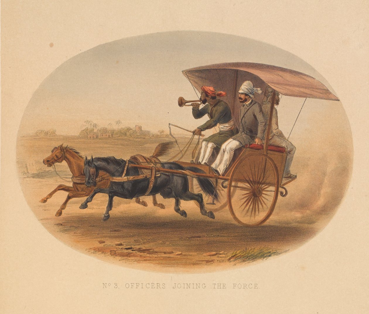 ？部隊が力に加わるか？、1857-1858年頃 作： ジョージ・フランクリン・アトキンソン
