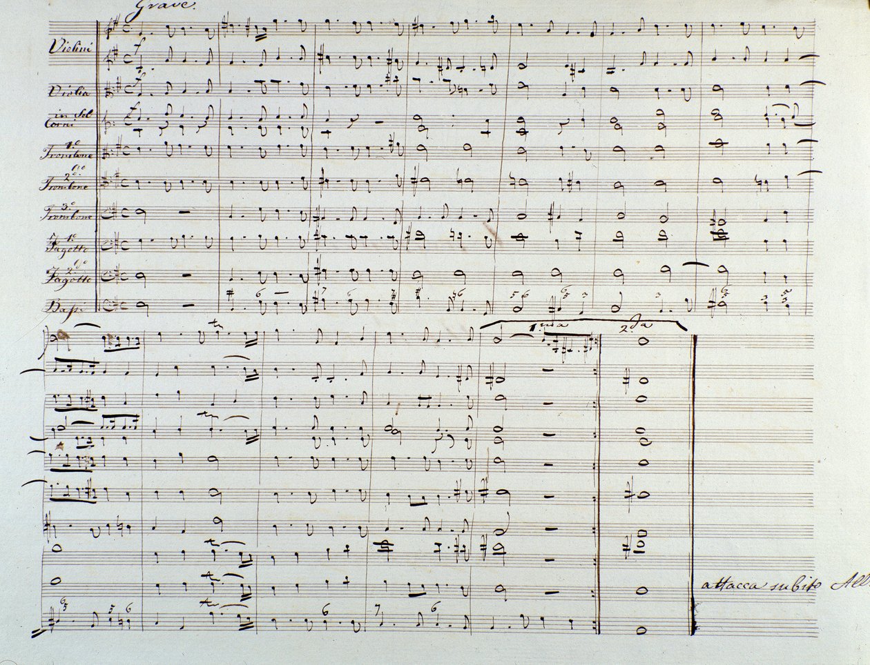 イギリスに帰化したドイツ人作曲家ジョージ・フレデリック・ヘンデル（Georg Friedrich Handel）の楽譜「メサイア」（The Messiah）の冒頭のページ 作： ジョージ・フレデリック・ヘンデル