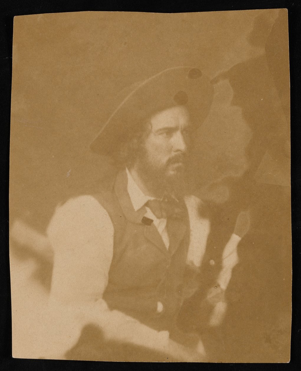 Caleb Burwell Rowan Kennerly 1829-1861 の肖像、1861 年以前。 作： ジョージギブス