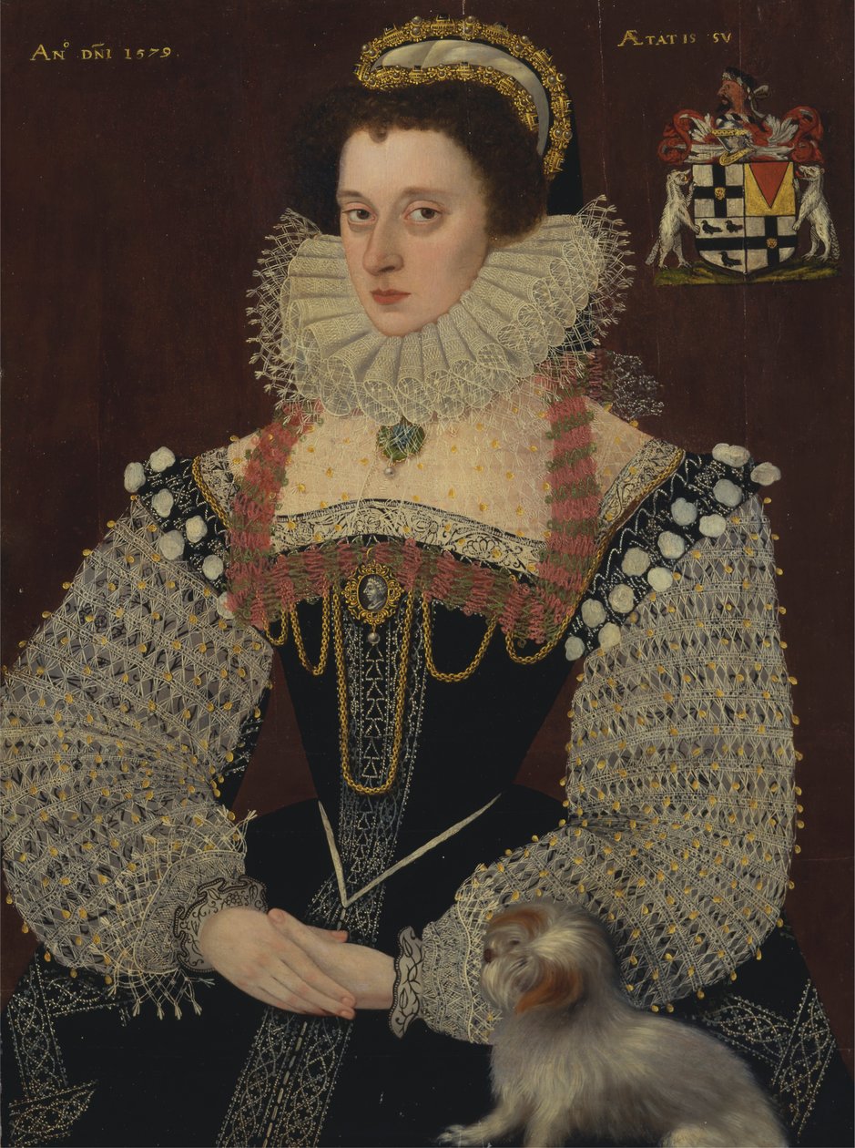 Frances, Lady Brydges (ca. 1553-1623) 作： ジョージ・ガワー