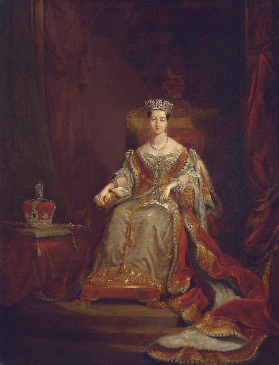 ビクトリア女王、1838 作： ジョージ・ヘイター