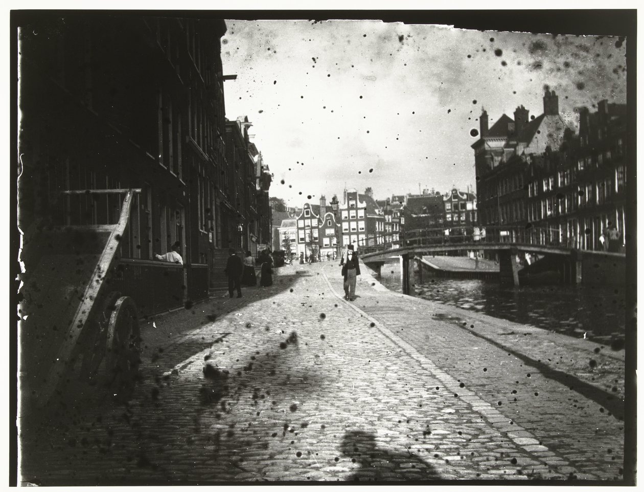 アムステルダムの Looiersgracht の眺め 作： ジョージ・ヘンドリック・ブライトナー