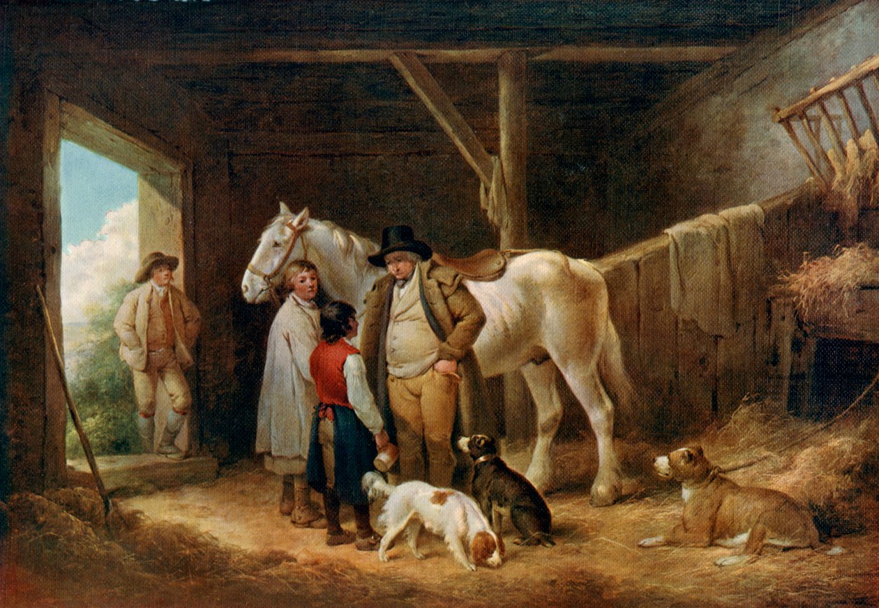 Reckoning、c1783-1804、1912。 作： ジョージ・モーランド