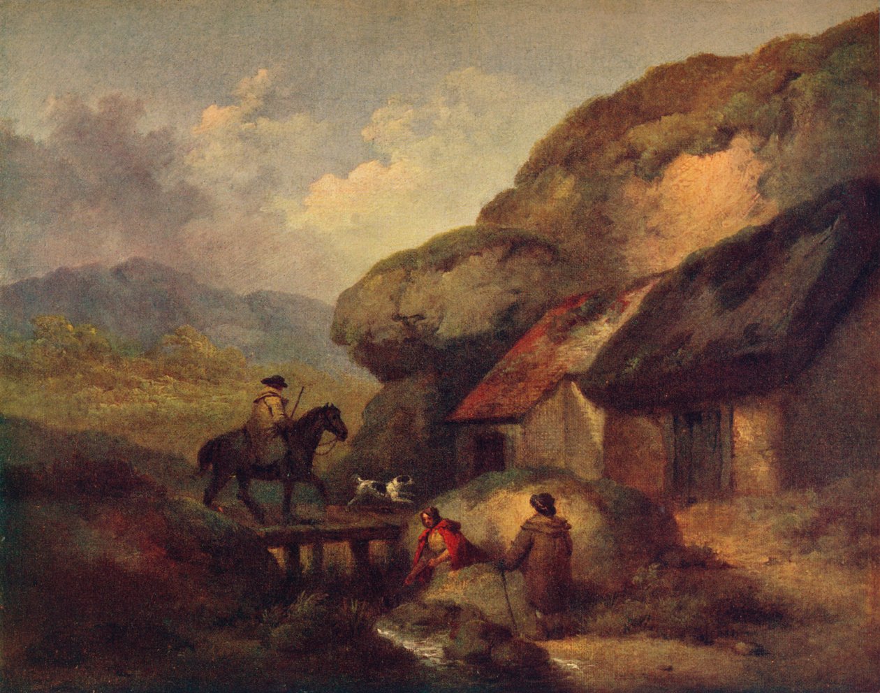 旅人、c1795 作： ジョージ・モーランド