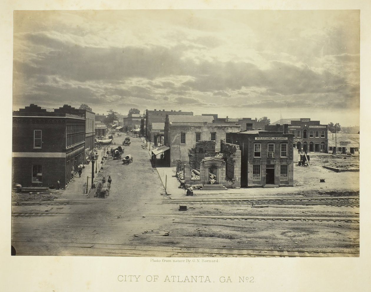 ジョージア州アトランタ市、1866 年第 2 号。 作： ジョージ・N・バーナード