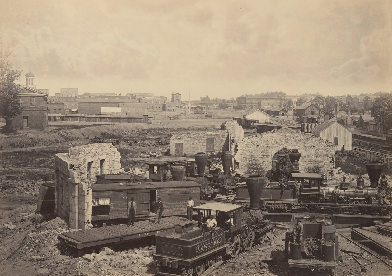 ジョージア州アトランタ市第 1 号、1860 年代。 作： ジョージ・N・バーナード