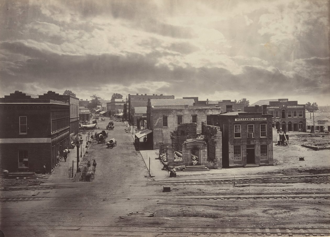 ジョージア州アトランタ市第 2 号、1866 年。 作： ジョージ・N・バーナード