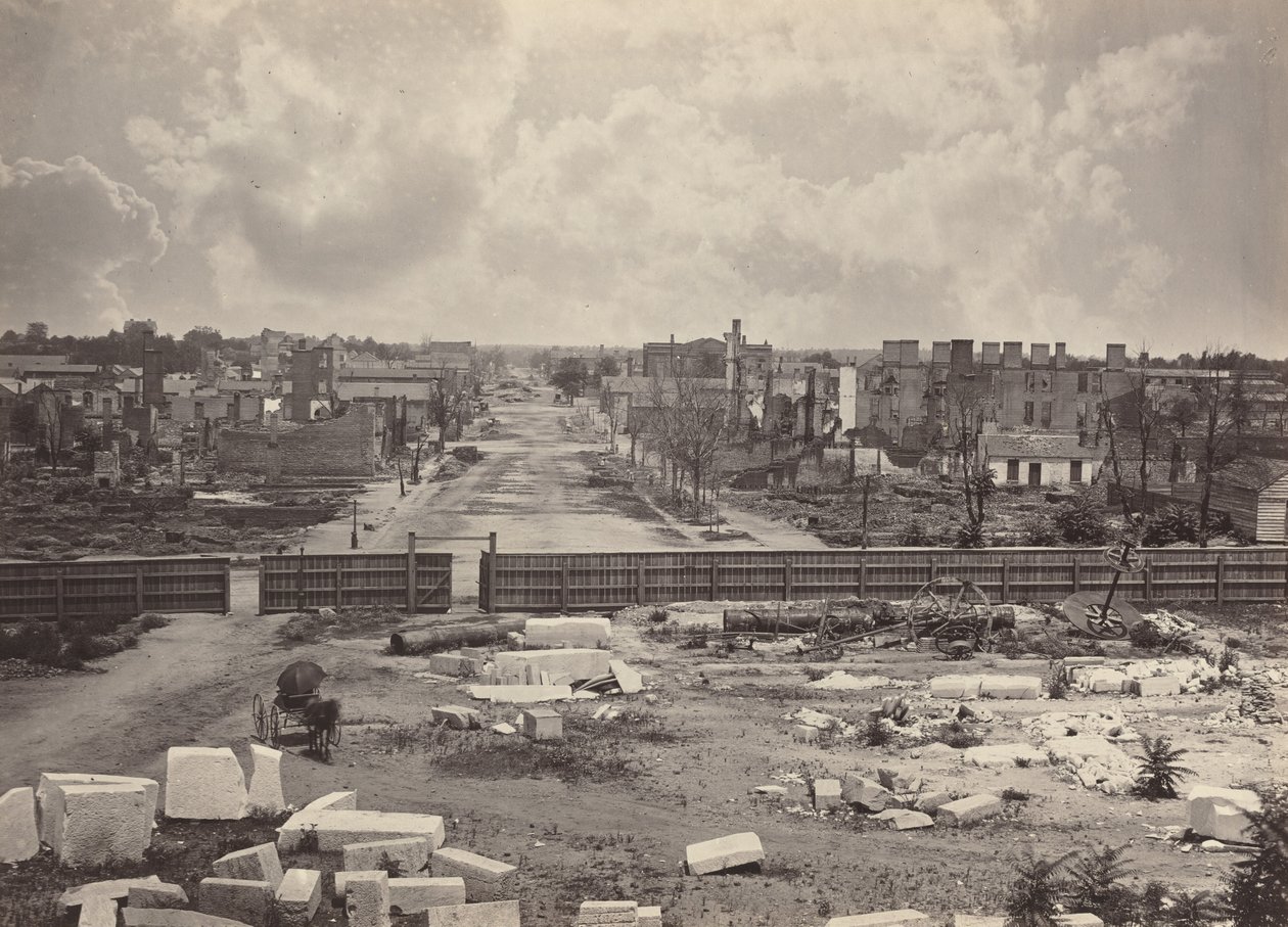 国会議事堂からのコロンビア、1865-1866。 作： ジョージ・N・バーナード