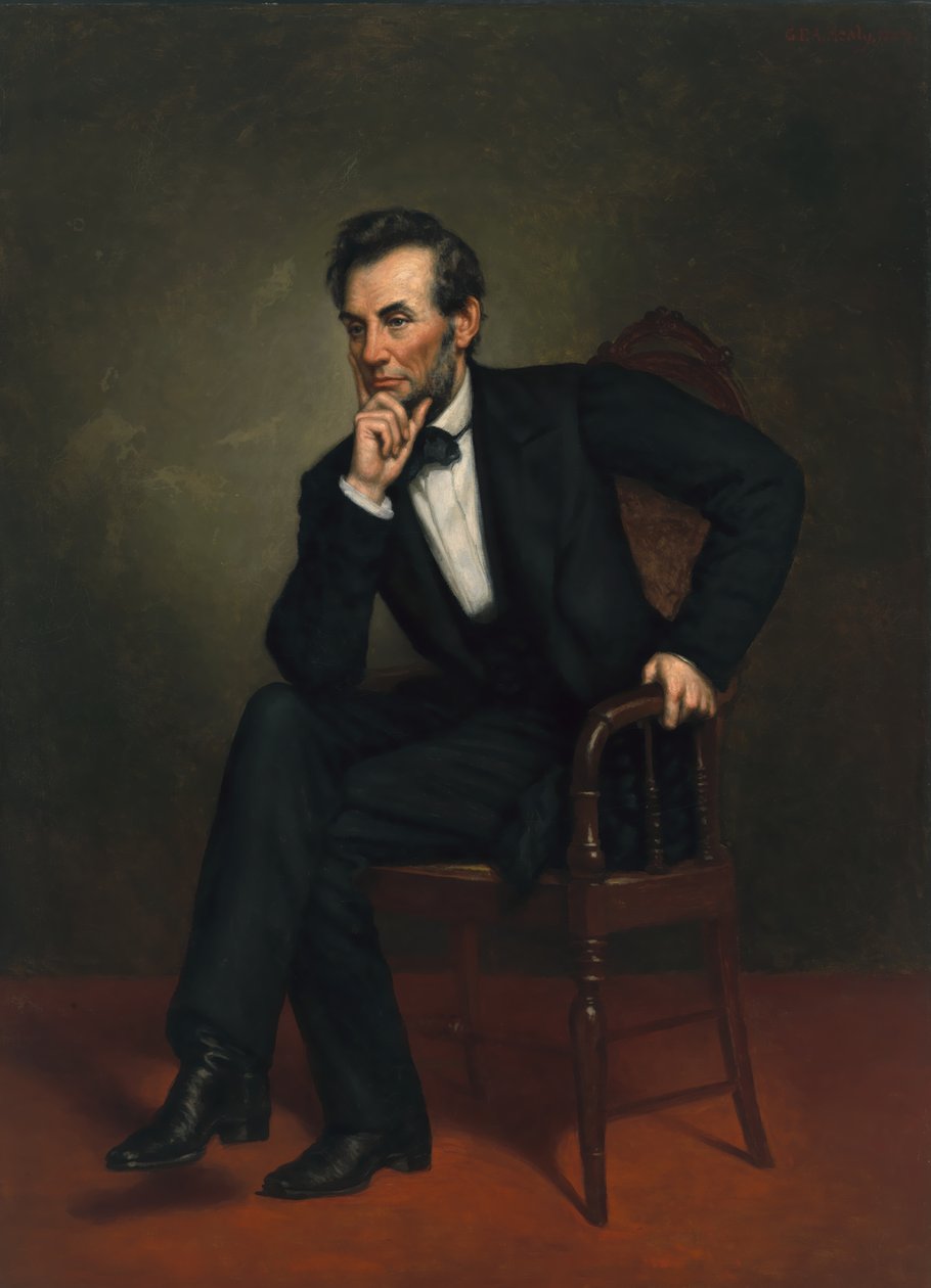 エイブラハム・リンカーン（1809-1865） 作： ジョージピーターアレクサンダーヒーリー