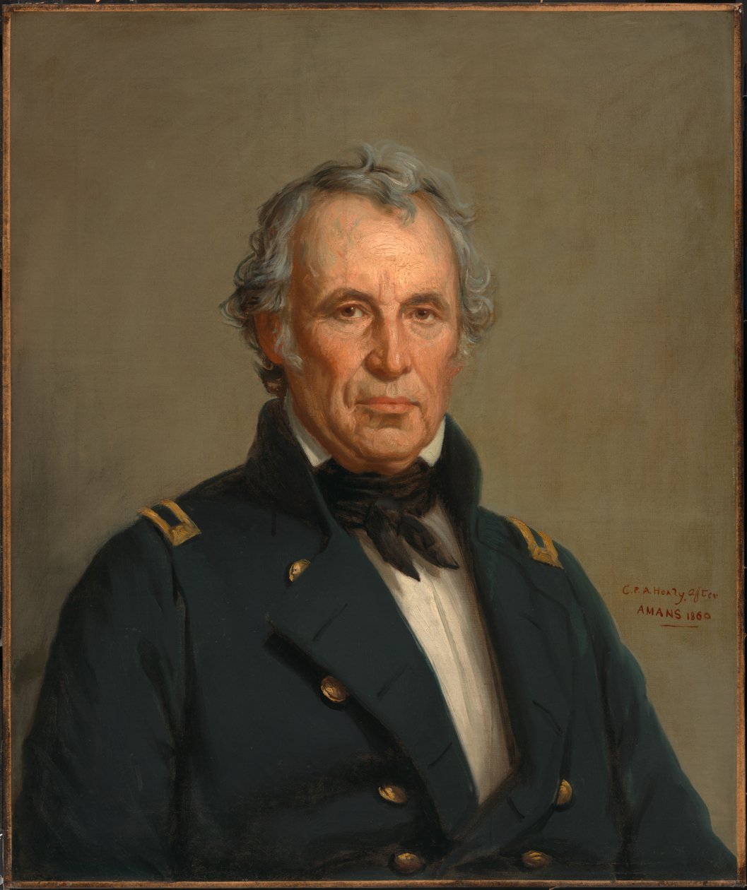 ザカリー・テイラー（1784-1850） 作： ジョージピーターアレクサンダーヒーリー