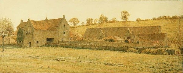 The Old Tithe Barn and Farm House near Bradford-on-Avon 作： ジョージプライスボイス