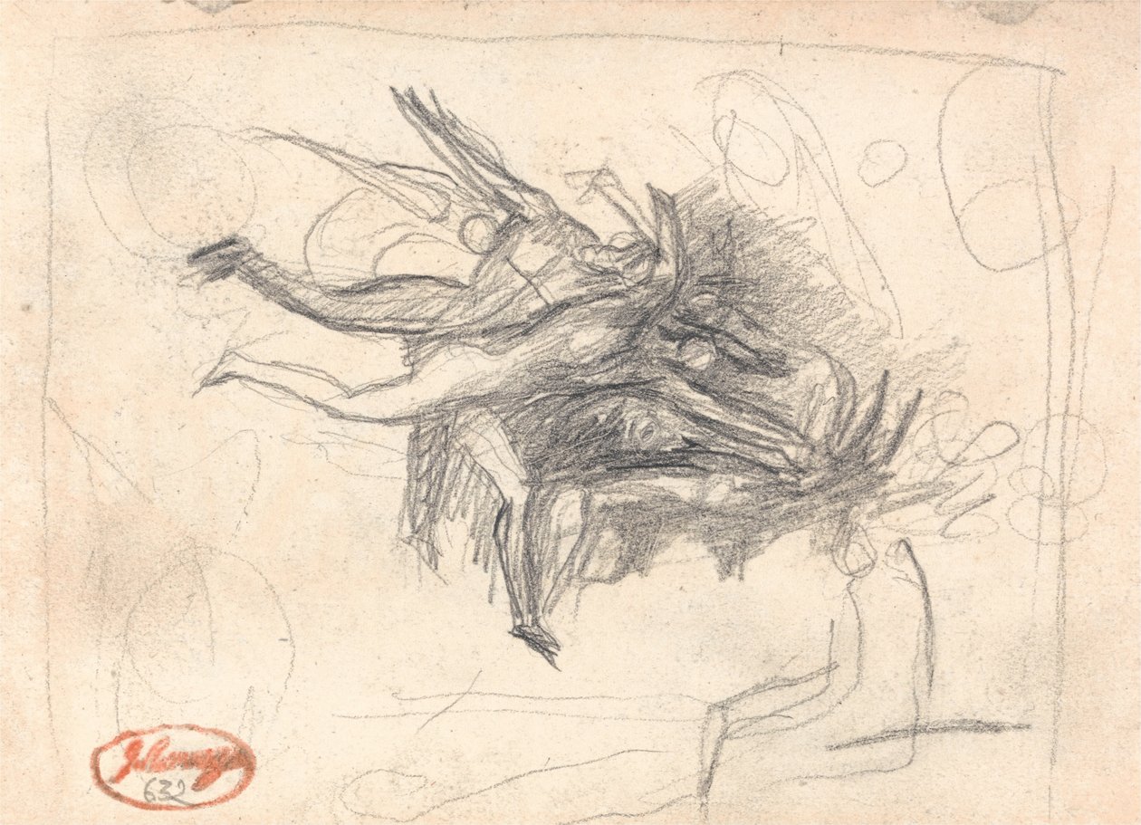 キリストの誘惑を受ける悪魔たち 作： ジョージ・ロムニー