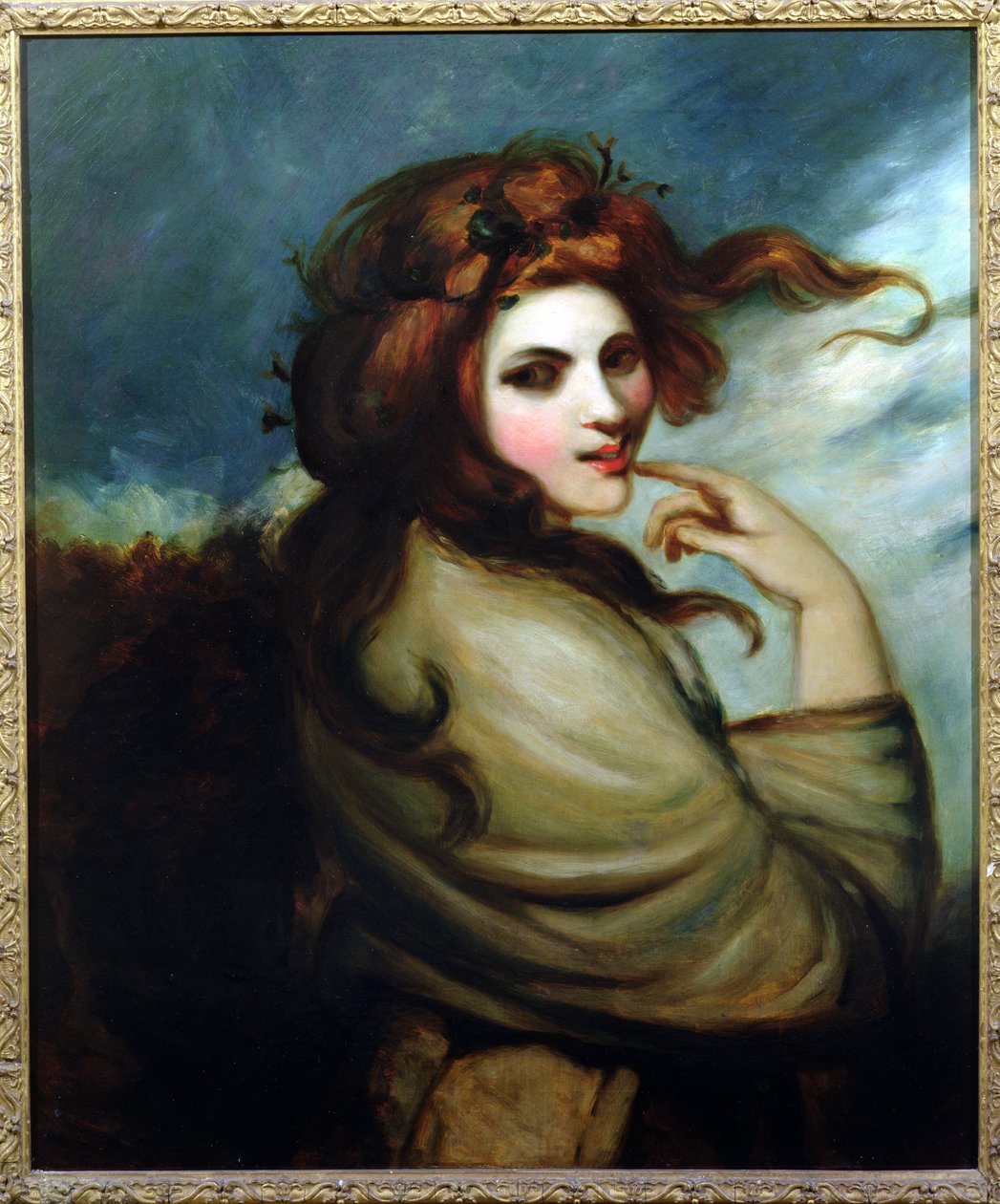 エマ・ハミルトンの肖像（c.1765-1815） 作： ジョージ・ロムニー