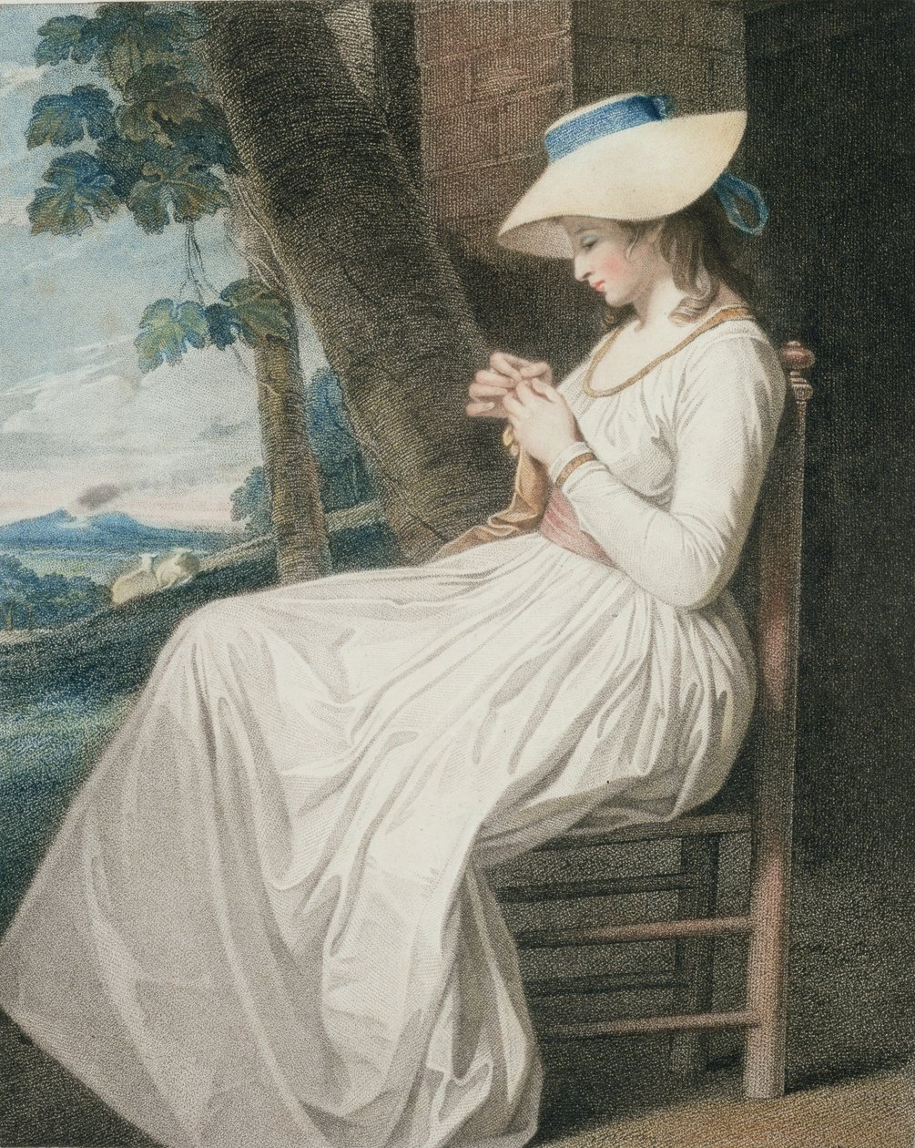 Thomas Cheesman（1760-c.1834）によって刻まれた仕立て屋、パブ。ジョンとジョサイア・ボイデル、1787年（点描彫刻）（125533のペア） 作： ジョージ・ロムニー