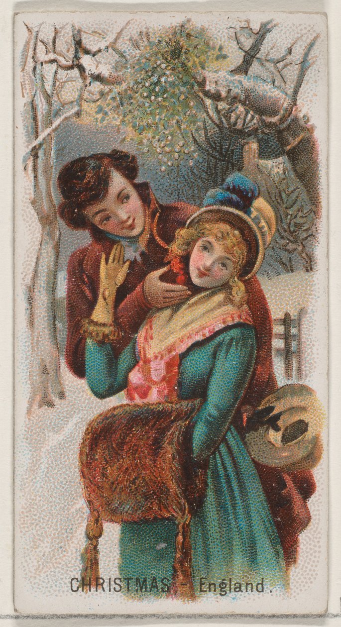 クリスマス、イギリス、デューク ブランドのタバコのホリデー シリーズ N80、1890 年、1890 年。 作： ジョージS.ハリスとサンズ