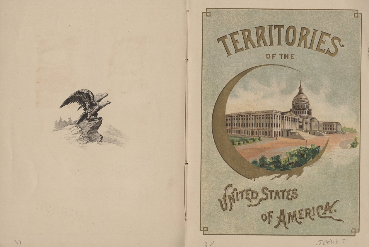 すべての国とアメリカ合衆国の旗-ページ37と38、1887 作： ジョージ・S・アンド・サンズ・ハリス