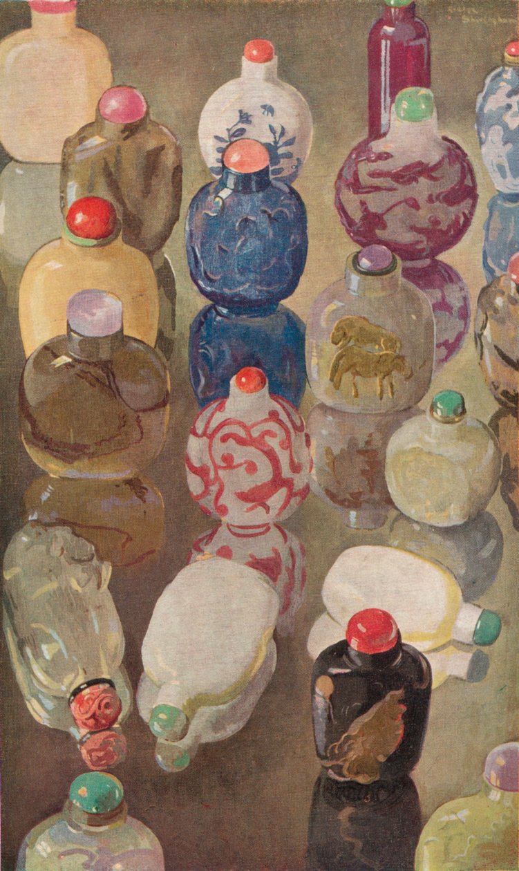 中国の嗅ぎタバコ瓶、c1923。 作： ジョージ・シェリンガム