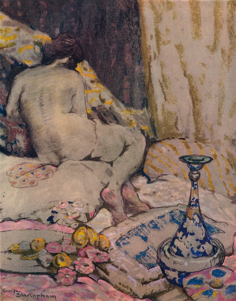 ペルシャの花瓶、c1916 作： ジョージ・シェリンガム
