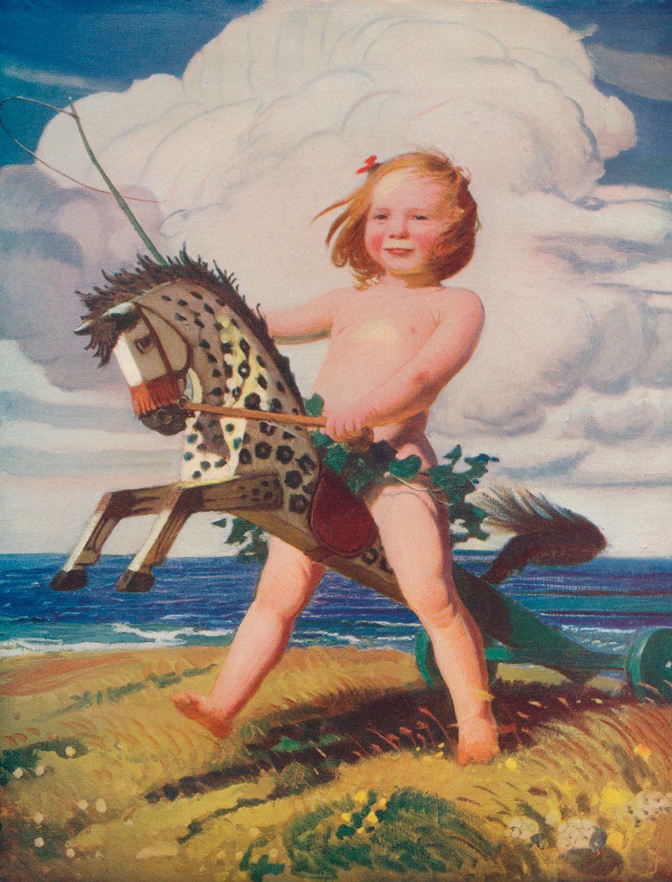 趣味の馬、c1915、1932 作： ジョージ・スペンサー・ワトソン