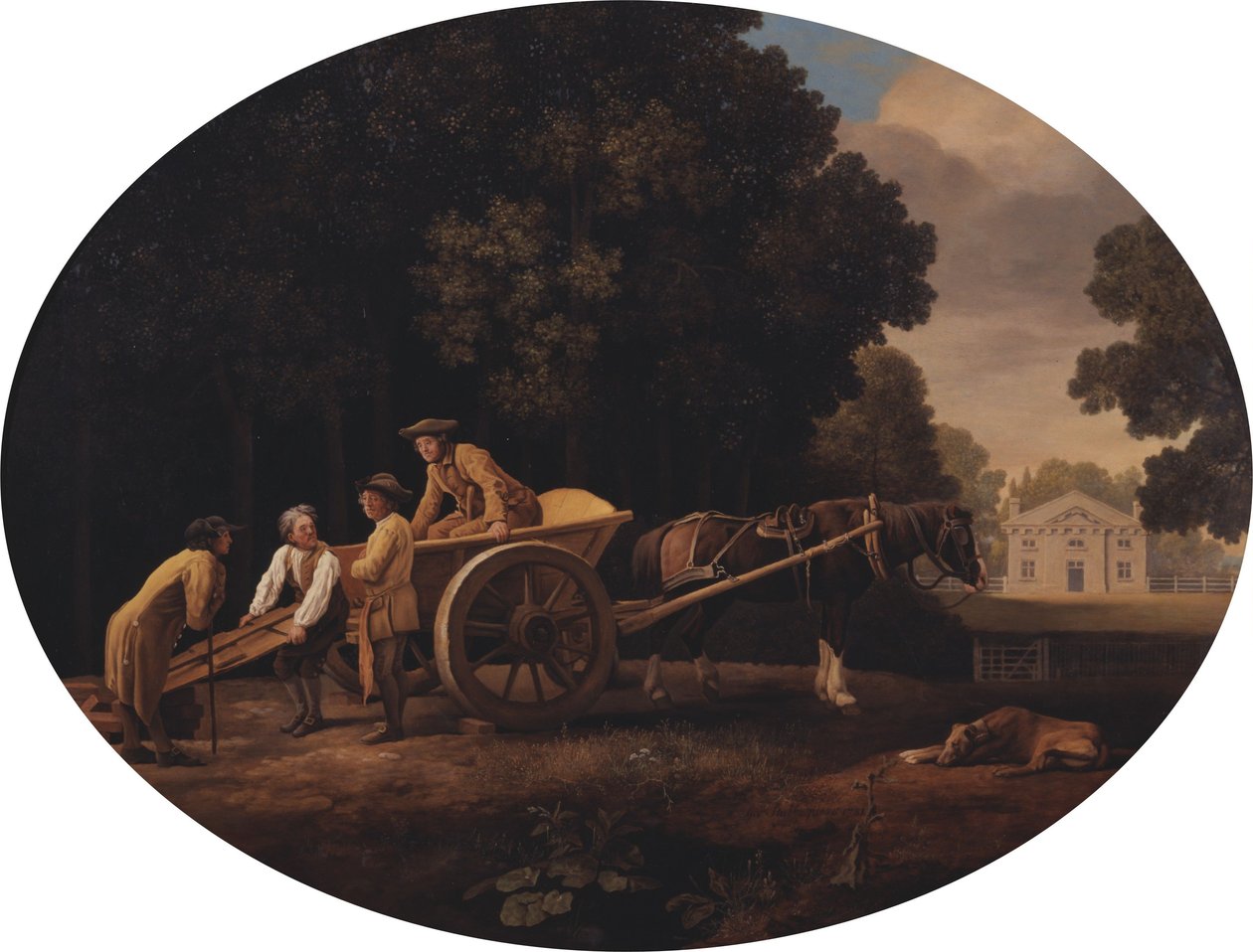 Laborers [1779, Royal Academy of Arts, Lontoo, näyttelyluettelo] 作： ジョージ・スタッブス