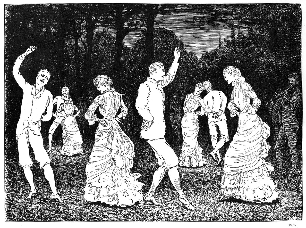 素晴らしいアイデア、1881年1891年 作： ジョージ・デュ・モーリエ