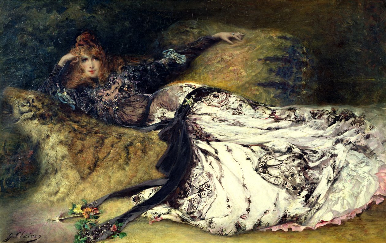 サラ・ベルナール（1844-1923）1871 作： ジョルジュ・クレール