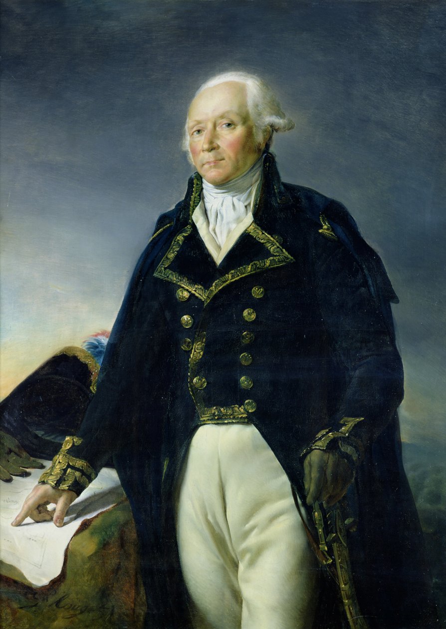 フランソワ=クリストフ・ケラーマンの肖像（1735-1820）c.1835 作： ジョルジュ・ルージュ