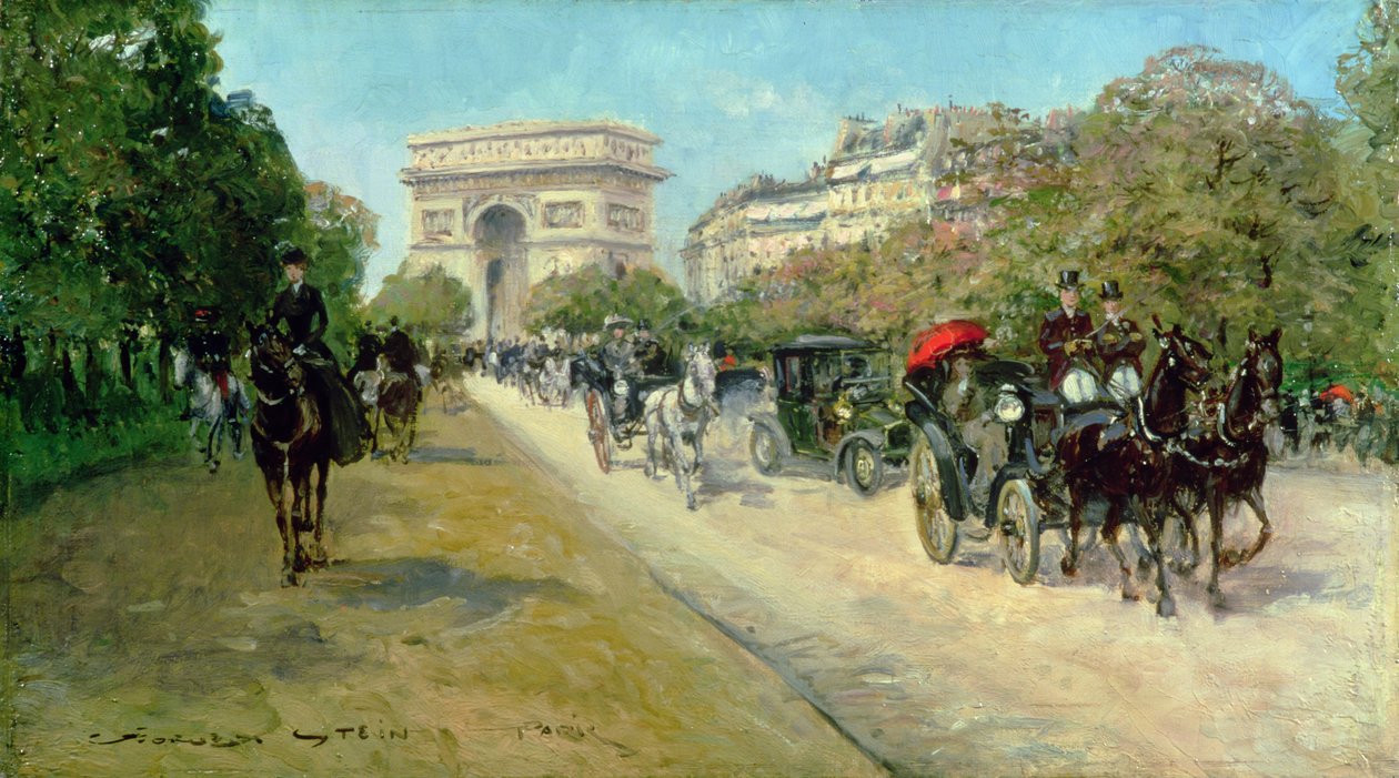 Boulevard in Paris 作： ジョルジュ・スタイン