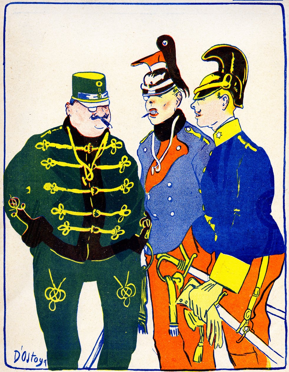 1908年にオーストリアが部隊を動員。 作： 