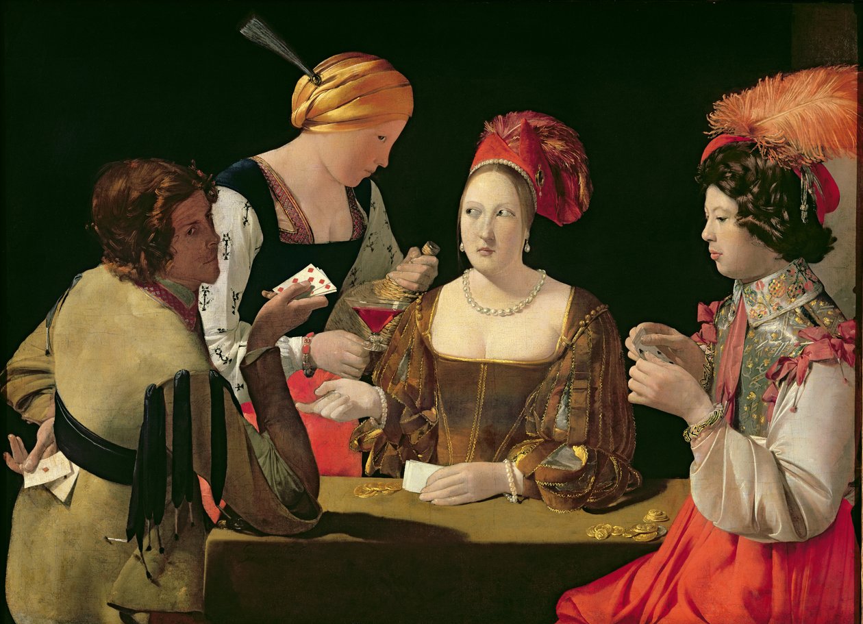 ダイヤのエースのチート、c.1635-40 作： ジョルジュ・ド・ラ・トゥール