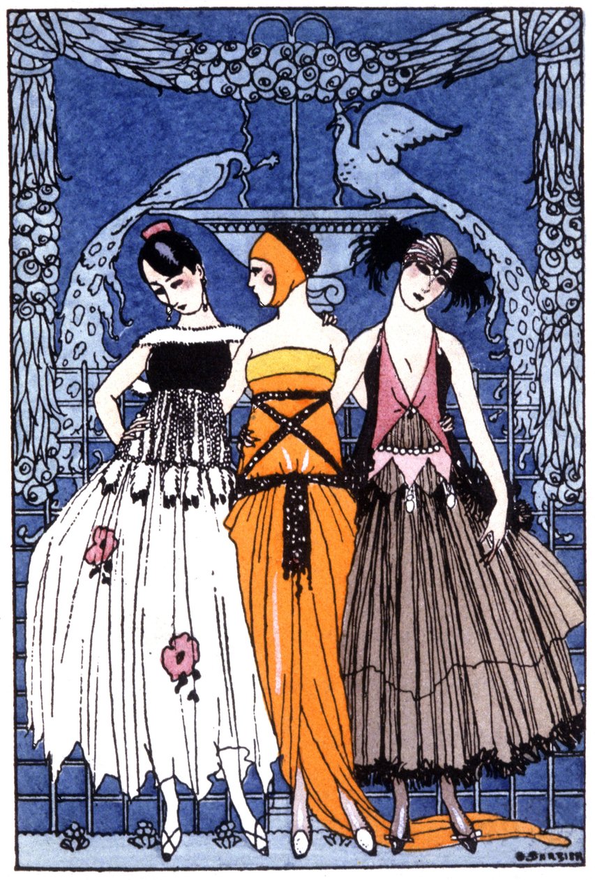 三美神、c。 1920年（彫刻） 作： ジョルジュ・バーバー