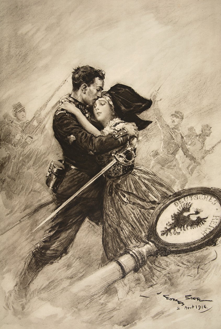 愛と国のために、1914 作： ジョルジュ・バーティン・スコット