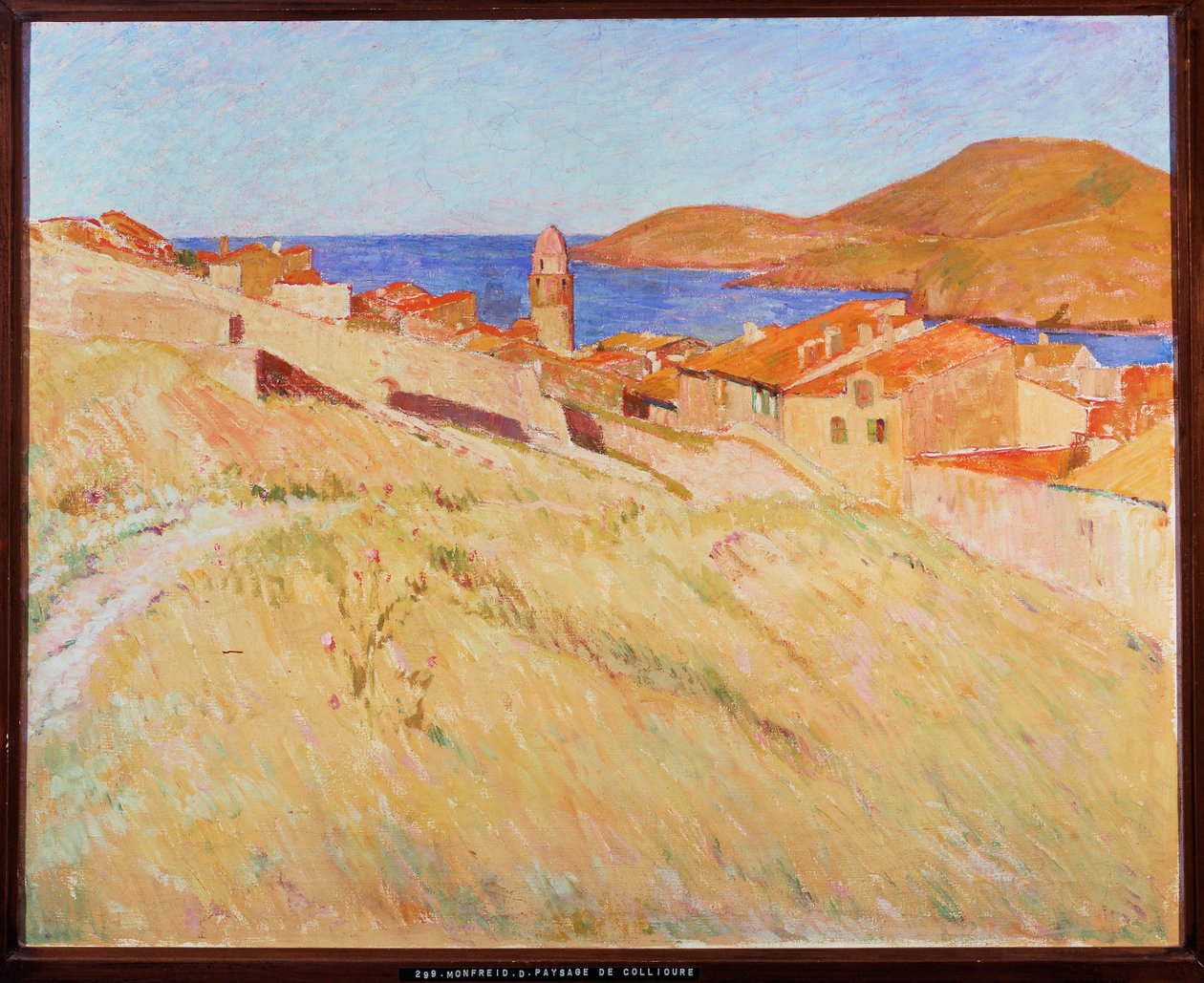 コリウール周辺の風景（キャンバスに描く） 作： ジョルジュダニエルデモンフライド