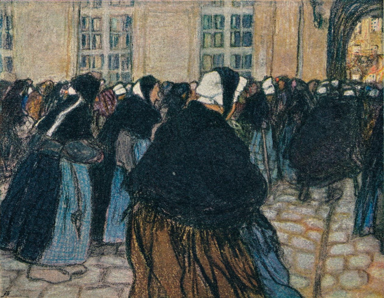 La Rentree A LHospice De La Salpetriere、c1911 作： ジョルジュ・デュピュイ