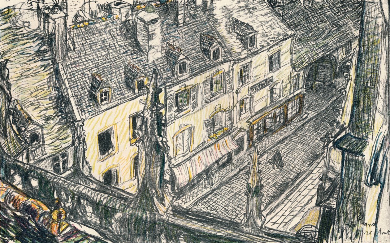 A Rue De Valogne、c1911 作： ジョルジュ・デュプイ