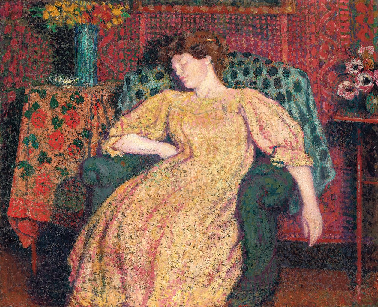 眠り、またはラ・シエステ、1906年頃 作： ジョージ・レンメン