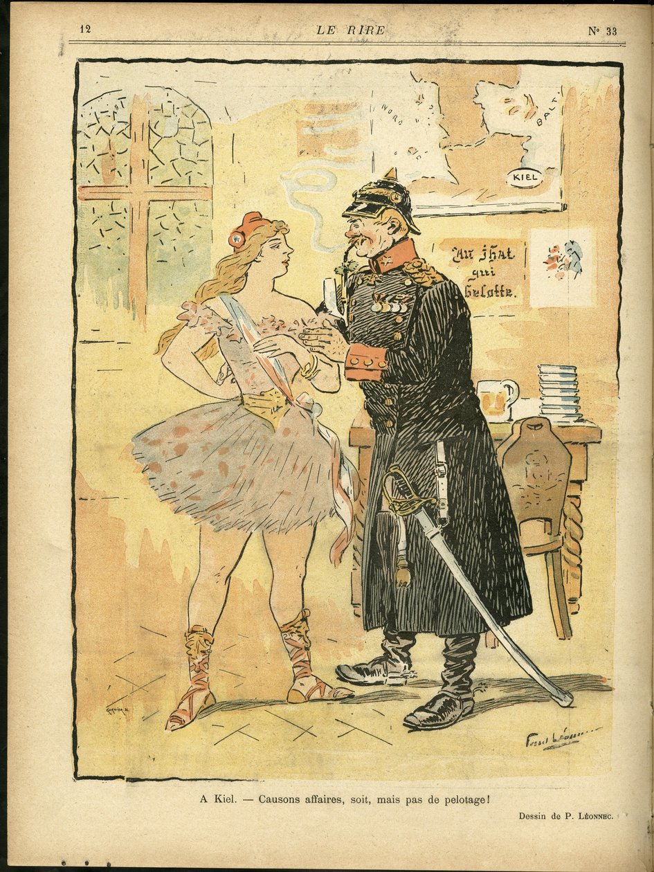 Le Rire』誌に掲載されたジョルジュ・レオネック（1881-1940）のイラスト 作： ジョルジュ・レオンネック