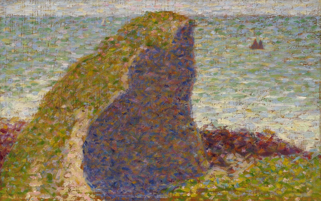 Georges Seurat - ル・ベック・デュ・オック（習作） 作： ジョルジュ・スーラ