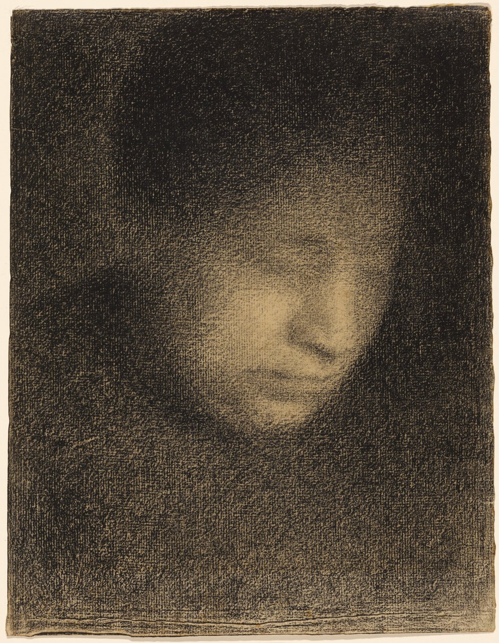 セーラ夫人、画家の母（Madame Seurat, mère） 作： ジョルジュ・スーラ