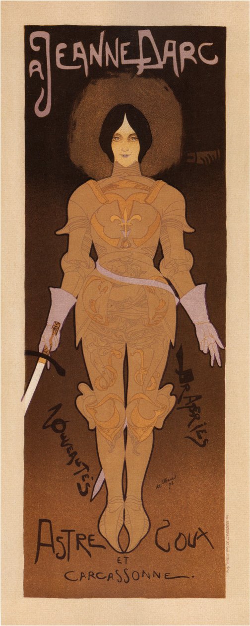 ジャンヌダルク、1896年 作： ジョルジュ・ド・フール