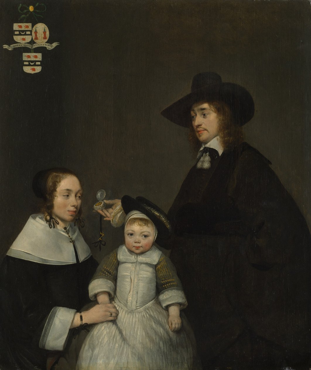 Van Moerkerken 家族、1653～54 年頃。 作： ヘラルトテルボルチII